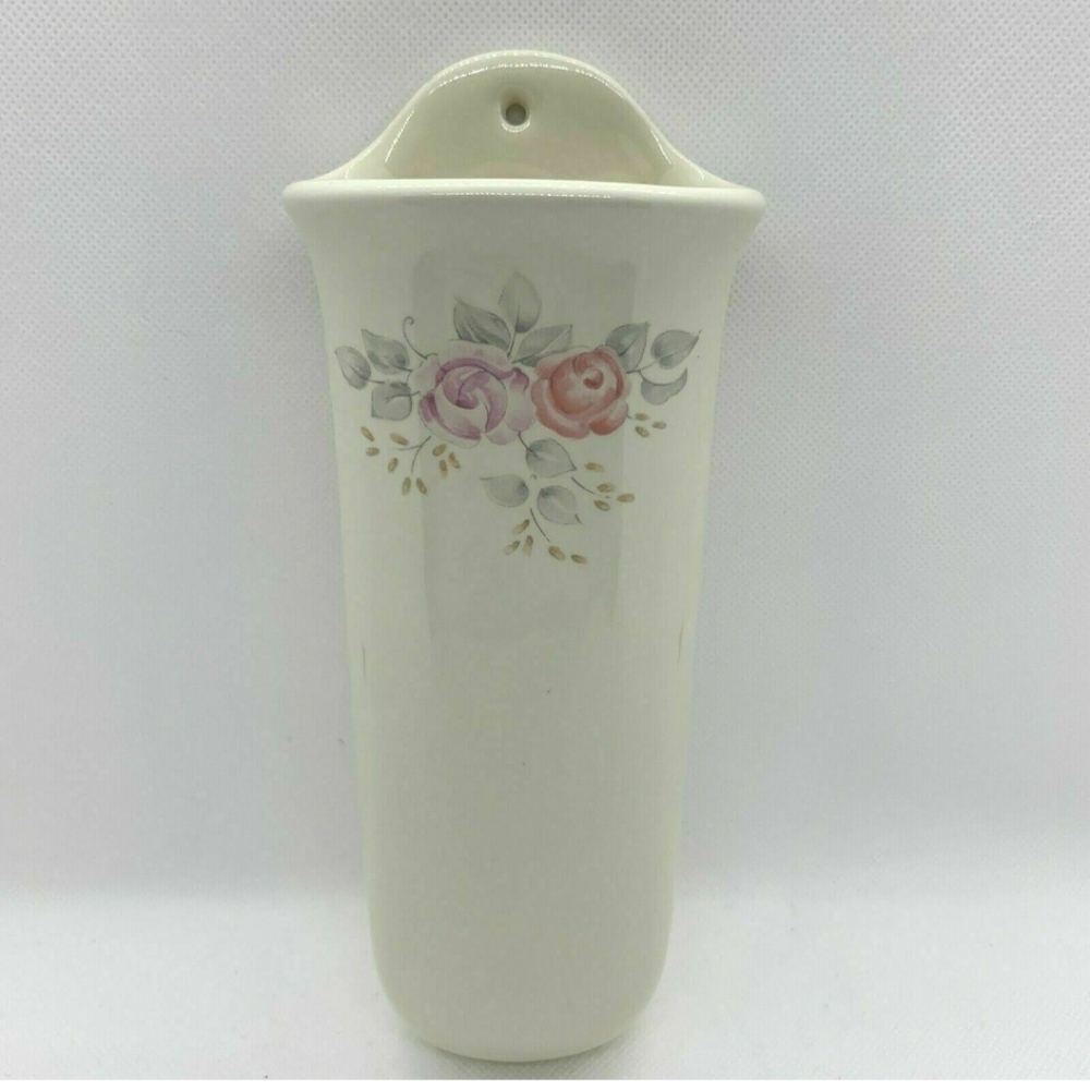 Pfaltzgraff Trousseau Wall Pocket Hanging Vase